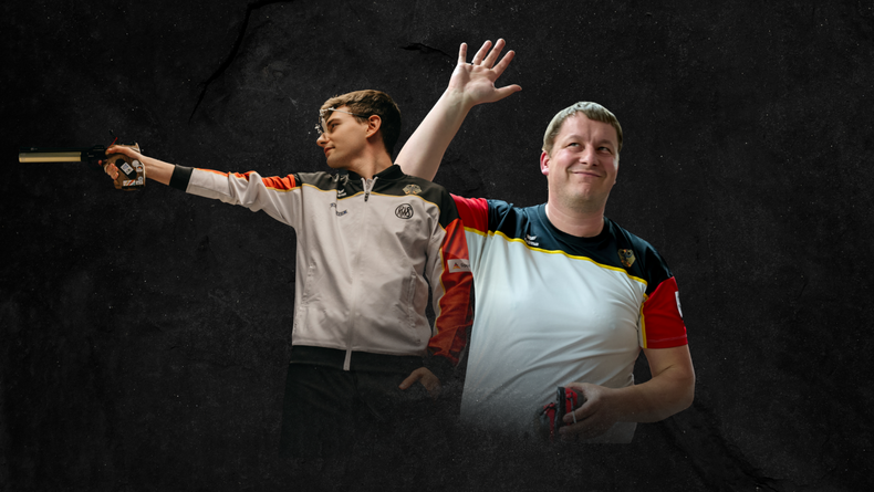 Fotos / Lisa Pickl / Olympioniken-Duell im Viertelfinale! Robin Walter (Hambrücken) und Christian Reitz (Kriftel) treten gegeneinander auf Position eins an.