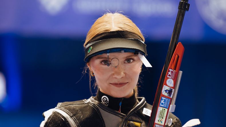 Foto: ESC / Ein kleines Lächeln - so reserviert, aber natürlich freute sich Nele Stark nach dem EM-Titel.