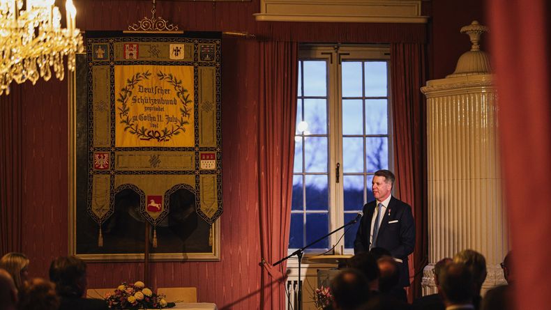 Foto: Sebastian Buff / Prinz Hubertus von Sachsen-Coburg und Gotha ist der fünfte Protektor in der Geschichte des Deutschen Schützenbundes. Foto: Sebastian Buff / Prinz Hubertus von Sachsen-Coburg und Gotha ist der fünfte Protektor in der Geschichte des Deutschen Schützenbundes.