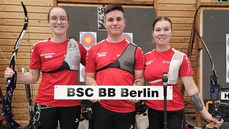 Foto: BSC BB Berlin / Stark unterwegs am Wochenende: Clea Reisenweber, Lilian Forkert und Elina Idensen.