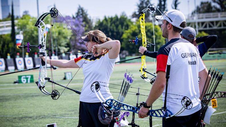 Foto: World Archery / Katharina Raab und Paolo Kunsch wollen bei der EM in Antalya an die zuletzt gezeigten Leistungen anknüpfen.