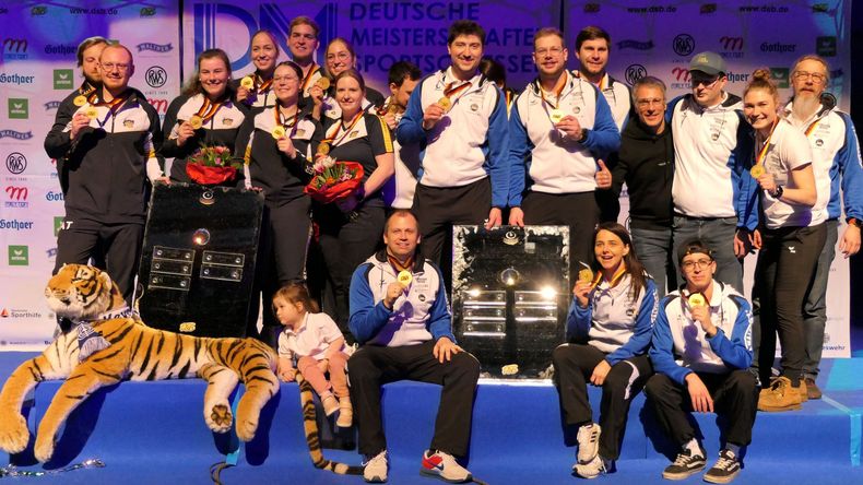 Foto: DSB / Gehen als Titelverteidiger an den Start: Die SSG Kevelaer (links) und der SV Kelheim-Gmünd.