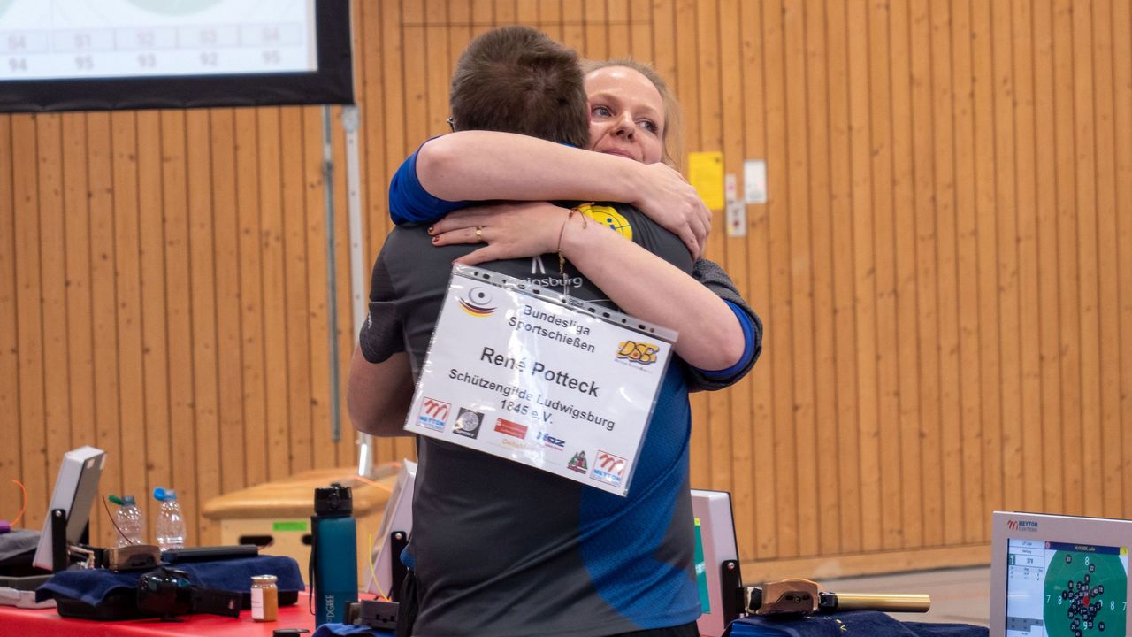 Foto: Hitzhofen-Oberzell / Zweimal konnte die SGi Ludwigsburg, hier mit Julia Hlousek und René Potteck, im bisherigen Saisonverlauf jubeln. 