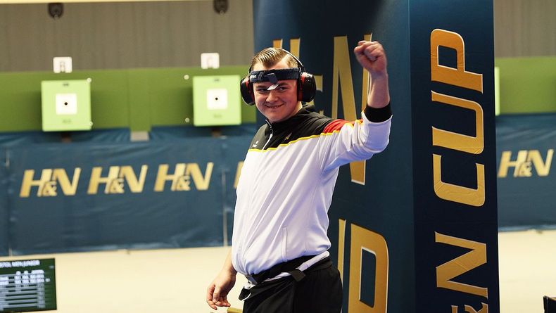 Foto: BSSB / David Obenaus zeigte beim internationalen H&N Cup in München starke Leistungen und geht gut vorbereitet in sein erstes Bundesligafinale.