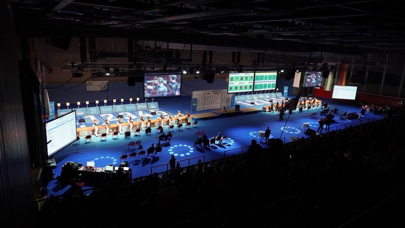 Foto: DSB / Wird auch die nächsten drei Jahre die Kulisse für die Bundesligafinals: Die Göbel Hotels Arena.
