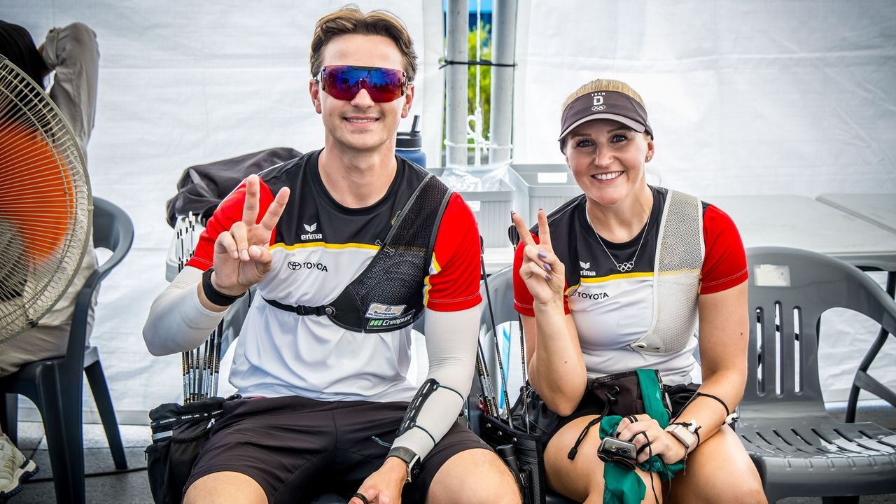 Foto: WA / Sie sind dabei! Moritz Wieser und Katharina Bauer waren die Sieger der EM-Qualifikation und werden bei der EM in Antalya um die Medaillen schießen.