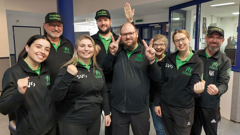 Foto: Freischütz Wathlingen / Auch wenn das Bundesligafinale das Ziel war und mit großer Sicherheit verpasst wird, ist die Stimmung bei Freischütz Wathlingen hervorragend. 