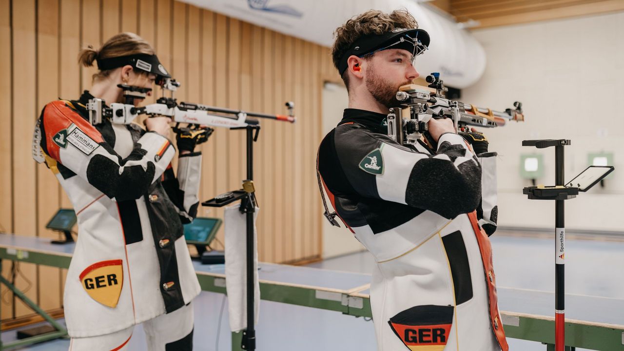 Foto: DSB / Für Deutschland Seite an Seite als Team, beim Bundesligafinale Seite an Seite als mögliche Gegner: Anna Janßen für Kevelaer und Maximilian Ulbrich für München.